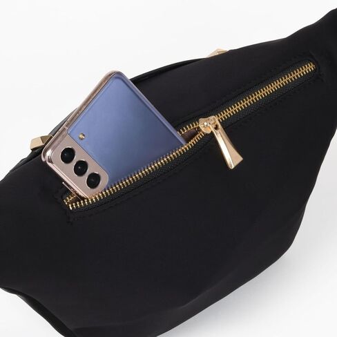 رمادي زائد الحجم فاني حزمة للنساء والرجال ، حقيبة Crossbody الأزياء مع حزام حزام قابل للتعديل (يناسب 42-54 في الخصر) in Kuwait