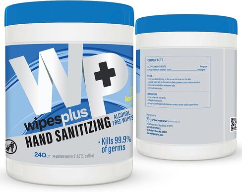 Hand Sanitizing Wipes Refill Bag Alcohol-Free Wipe for Restaurant and Retail, 3200 Count, (4 Packs of 800 Sheets) in Kuwait