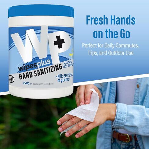 Hand Sanitizing Wipes Refill Bag Alcohol-Free Wipe for Restaurant and Retail, 3200 Count, (4 Packs of 800 Sheets) in Kuwait