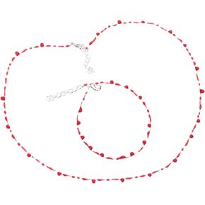 NUEAYMS Vintage Fashion Novel Blood Drop Bracelet Hip Hop Punk Crossed Open Bracelet Necklace Banquet Jewelry Accessories in Kuwait