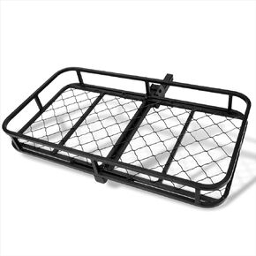 48" X 25.5" X 6" Carbon Steel Fold-Up Cargo Luggage Carrier Basket Fits 2" Tow Hitch Receiver in Saudi Arabia