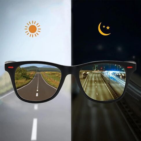 Polarized Sunglasses for Men Women - UV400 Protection Lightweight Retro Driving Fishing Glasses in Saudi Arabia