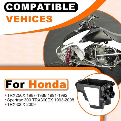 صندوق مرشح الهواء الإسكان لهوندا TRX250X 1987-1992 Sportrax 300 TRX300EX 1993-2008 TRX300X 2009 17210-HC0-010 in Saudi Arabia