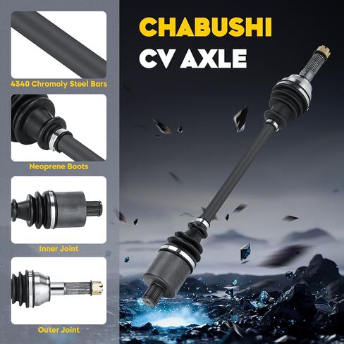 Front Rear CV Axle Drive Shaft & Bearings for Polaris Sportsman 450 570 X2 Touring Premium Forest 2015 2016 2017 2018 2019 2020 2021 Replacement for 1332931 1333275 ATV in Saudi Arabia