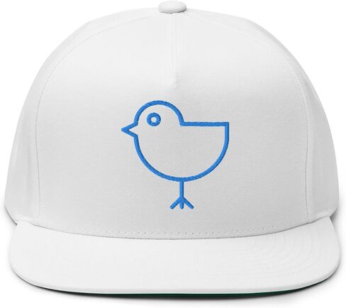 Birdie Golf Hat, White, Embroidered Bird Logo in Saudi Arabia