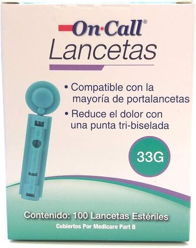 On Call Twist Off Lancets, 33 Gauge, 100 Lancets in Saudi Arabia