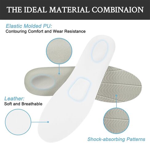 Endoto Insoles for Alexander McQueen Shoes, Replacement Inserts for Men & Women(Size:US Men8-EU41) in Saudi Arabia