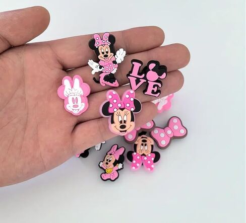 12PCS Cute Cartoon Shoe Charms for Clogs & Sandals, Fun Resin Accessories for Women & Girls in Saudi Arabia
