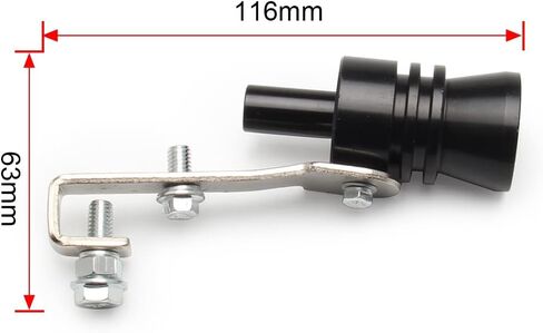 5pcs Car Turbo Whistle, Aluminum Alloy Turbo Sound Exhaust Muffler Pipe Whistle Car Roar Maker Universal for Cars Motorcycles (S) in Saudi Arabia