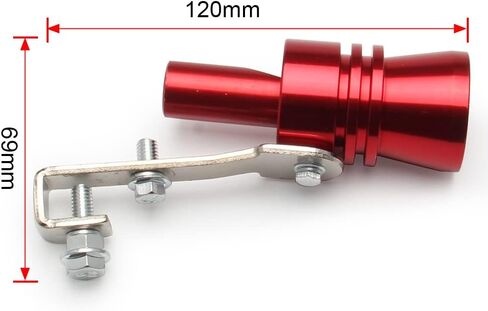5pcs Car Turbo Whistle, Aluminum Alloy Turbo Sound Exhaust Muffler Pipe Whistle Car Roar Maker Universal for Cars Motorcycles (S) in Saudi Arabia