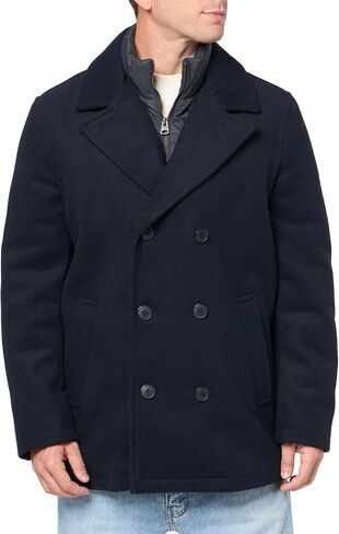 Levi's Men's Wool Classic Double-breasted Peacoat Jacket in Kuwait