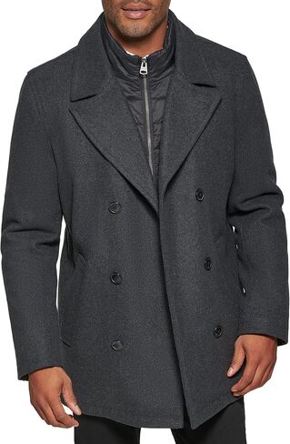 Levi's Men's Wool Classic Double-breasted Peacoat Jacket in Kuwait