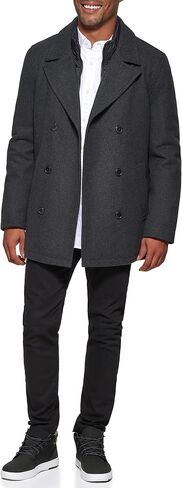 Levi's Men's Wool Classic Double-breasted Peacoat Jacket in Kuwait
