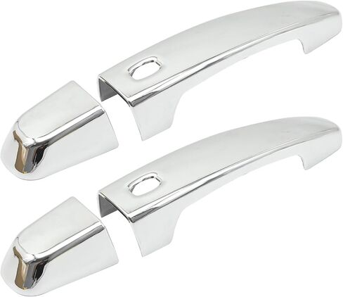 MDEOOSKY 2Pcs ABS Exterior Door Handle Cover, Chrome Outdoor Handle Trim Decor, Replacement for Chevrolet Camaro 2010-2015 in Saudi Arabia