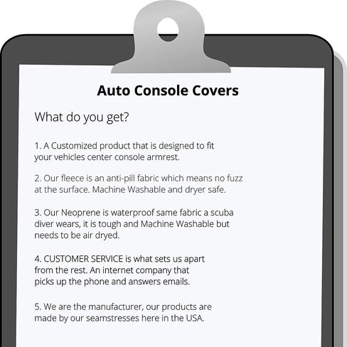 Auto Console Covers- Fits The Toyota RAV4 2014-2018 Center Console Armrest Cover Waterproof Neoprene Fabric - Black in Saudi Arabia