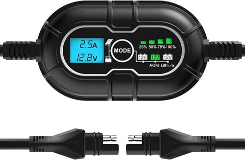 جهاز التحكم بالشحن الشمسي SUNER POWER 10 أمبير 12 فولت MPPT، شاشة LCD + حالة الشحن، منظم لوحة شمسية 10 أمبير مع مستشعر درجة الحرارة لحمض الرصاص 12 فولت، AGM، جل، بطارية ليثيوم LiFePO4 المغمورة in Kuwait