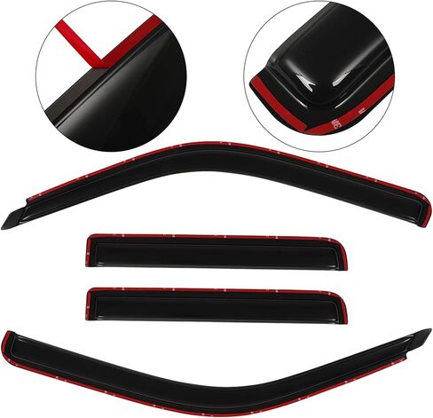 SCITOO Window Visors Rain Guards Compatible with 1991-2001 for Ford for Explorer Outside Mount Window Wind Deflectors 4pcs in Saudi Arabia