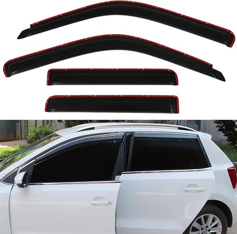 SCITOO Window Visors Rain Guards Compatible with 1991-2001 for Ford for Explorer Outside Mount Window Wind Deflectors 4pcs in Saudi Arabia
