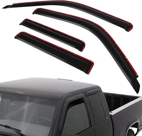 SCITOO Window Visors Rain Guards Compatible with 1991-2001 for Ford for Explorer Outside Mount Window Wind Deflectors 4pcs in Saudi Arabia