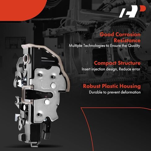 مشغل قفل مزلاج الباب الممتاز متوافق مع سيارات فورد - لسيارة F-150 2018-2019، التقاط كابينة الطاقم، مع أقفال الطاقة/التلقائية - جانب الركاب الخلفي الأيمن، استبدال # HL3Z1526412D، JL3Z1526412A in Saudi Arabia