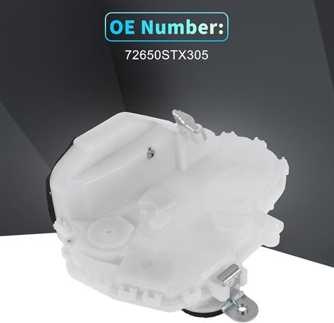 X AUTOHAUX بديل محرك قفل الباب الخلفي الأيسر للركاب من أجل Acura TL 2009-2014 لـ Acura TSX 2009-2014 لـ Acura MDX مجموعة مشغل مزلاج الباب رقم 72650STX305 أبيض in Saudi Arabia