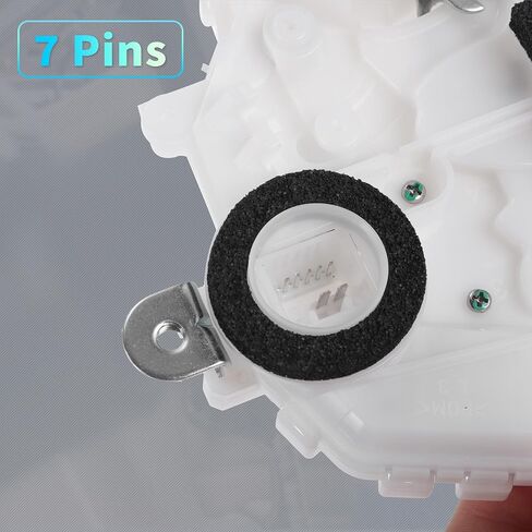 X AUTOHAUX بديل محرك قفل الباب الخلفي الأيسر للركاب من أجل Acura TL 2009-2014 لـ Acura TSX 2009-2014 لـ Acura MDX مجموعة مشغل مزلاج الباب رقم 72650STX305 أبيض in Saudi Arabia