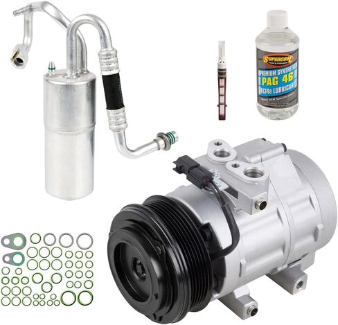 AC Compressor & A/C Kit For Ford F250 F350 F450 F550 F-250 F-350 F-450 Super Duty 6.4L PowerStroke Diesel 2008 2009 2010 - BuyAutoParts 60-81389RK NEW in Saudi Arabia