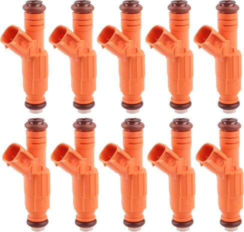 MOSTPLUS 0280155917 19LB Fuel Injectors EV6 Compatible with Ford F250 F350 F450 F550 6.8L V10 (Set of 10) in Saudi Arabia