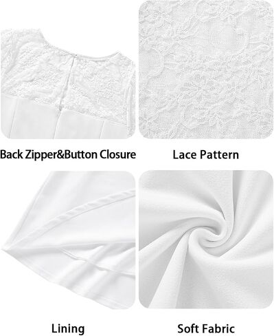Plus Size Cocktail Dress - Lace Wedding Guest Party Crew Neck Short A Line Dresses Women in Saudi Arabia