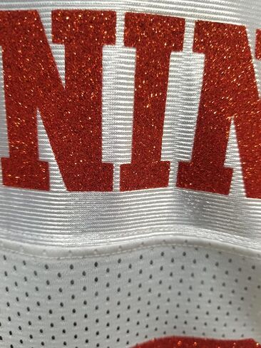 Custom Womens Blinged White Arch Manning Mesh Jersey in Saudi Arabia
