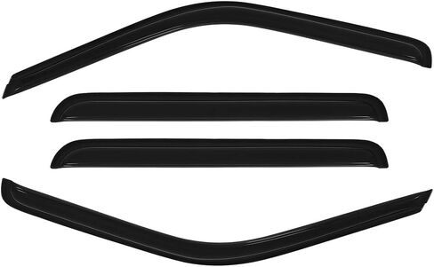 SCITOO Outside Mount Window Visor Deflector Rain Guard Dark Smoke, 4 Pcs Set Fit for 1999-2000 for Cadillac Escalade in Saudi Arabia