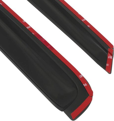 SCITOO Outside Mount Window Visor Deflector Rain Guard Dark Smoke, 4 Pcs Set Fit for 1999-2000 for Cadillac Escalade in Saudi Arabia