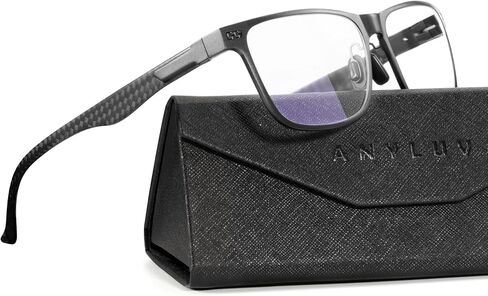 ANYLUV Reading Glasses for Men Blue Light Carbon Fiber Computer Blocking Reader Glasses Mens Blocker 2.75 Magnification in Saudi Arabia