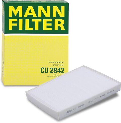 فلتر المقصورة Mann-Filter CUK 2842 مع الفحم المنشط لموديلات مختارة من أودي/بورش/فولكس واجن in Saudi Arabia