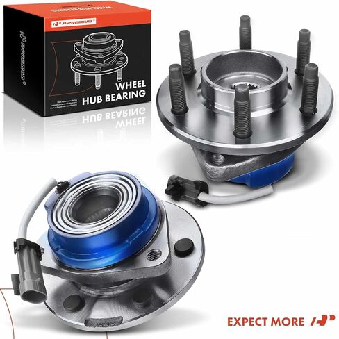 A-Premium 2 × محمل العجلة الأمامية ومجموعة المحور مع ABS و6 عروات متوافقة مع كاديلاك SRX 2004-2009، الدفع الرباعي فقط in Saudi Arabia