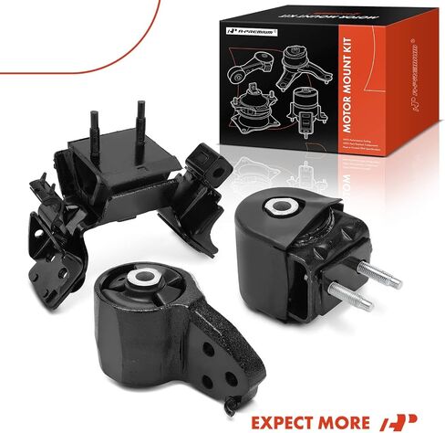 مجموعة حامل محرك المحرك وناقل الحركة A-Premium المكونة من 3 قطع متوافقة مع Ford F-150 2011-2016/2018-2023، Expedition 2015-2017 وLincoln Navigator 2015-2017، 3.5L 3.7L، 4WD، ناقل حركة أوتوماتيكي in Saudi Arabia