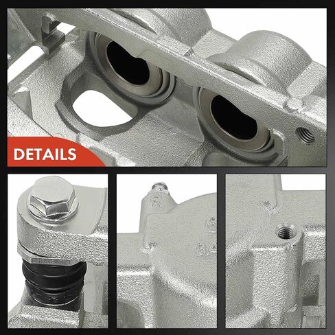 A-Premium Disc Brake Caliper Assembly with Bracket Compatible with Chevrolet Silverado 2500 HD, Silverado 3500 HD & GMC Sierra 2500 HD, Sierra 3500 HD, 2020-2025, Front Right Passenger Side in Saudi Arabia