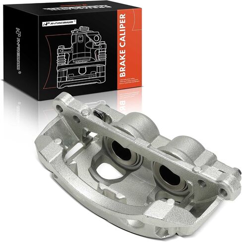 A-Premium Disc Brake Caliper Assembly with Bracket Compatible with Chevrolet Silverado 2500 HD, Silverado 3500 HD & GMC Sierra 2500 HD, Sierra 3500 HD, 2020-2025, Front Right Passenger Side in Saudi Arabia