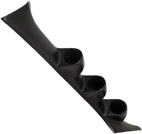 GlowShift Black Triple Pillar Gauge Pod Compatible with Mitsubishi Eclipse 1995-1999 - ABS Plastic - Mounts (3) 2-1/16" (52mm) Gauges to Vehicle's A-Pillar in Saudi Arabia