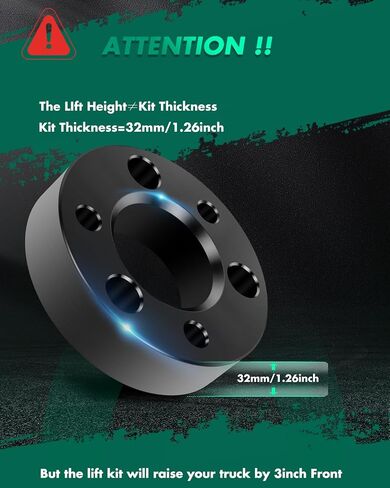 SCITOO 2 inch Front Leveling lift kit for Nissan 2005-2018 Lift Strut Spacer Compatible for Nissan Frontier 2.4L 2006-2015 Front Lift Spacers in Saudi Arabia