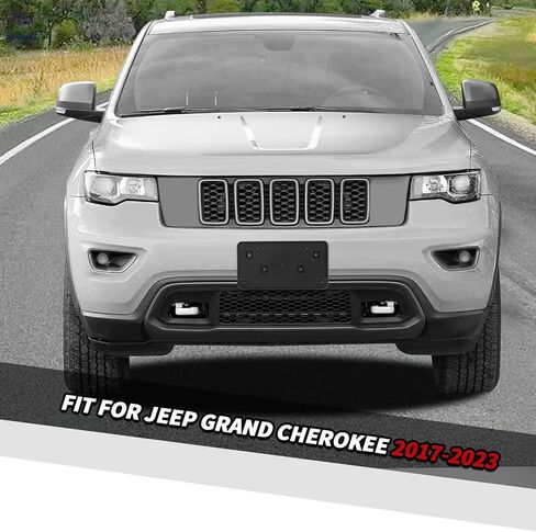 Jimen for Grand Cherokee License Plate Frame, Front Plate Mount Tag Holder Bracket Fit for Jeep Grand Cherokee 2017-2023 in Saudi Arabia