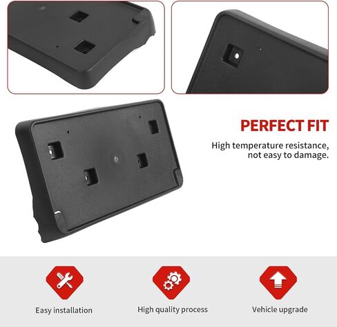 Jimen for Grand Cherokee License Plate Frame, Front Plate Mount Tag Holder Bracket Fit for Jeep Grand Cherokee 2017-2023 in Saudi Arabia