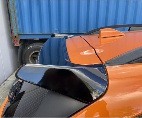 FREEMOTOR802® Rear Window Roof Spoiler, Compatible with 2018-2023 Subaru Crosstrek & 2017-2023 Subaru Impreza Hatchback, Add On Exterior Body Replacement Parts, IKON Style Matte Black ABS in Saudi Arabia