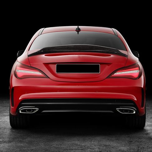 Real Carbon Fiber Rear Spoiler Wing Compatible with 2014-2019 Mercedes-Benz CLA-Class C117, Trunk Spoiler for CLA 250 CLA 45 AMG in Saudi Arabia