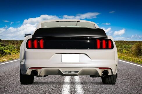 جناح صندوق السيارة متوافق مع 2015-2023 Ford Mustang، IKON Style Matte Black PP Duckbill الخلفي الذيل الخلفي من IKON MOTORSPORTS، 2016 2017 in Saudi Arabia