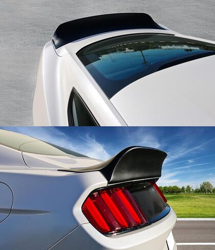 جناح صندوق السيارة متوافق مع 2015-2023 Ford Mustang، IKON Style Matte Black PP Duckbill الخلفي الذيل الخلفي من IKON MOTORSPORTS، 2016 2017 in Saudi Arabia