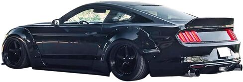 جناح صندوق السيارة متوافق مع 2015-2023 Ford Mustang، IKON Style Matte Black PP Duckbill الخلفي الذيل الخلفي من IKON MOTORSPORTS، 2016 2017 in Saudi Arabia