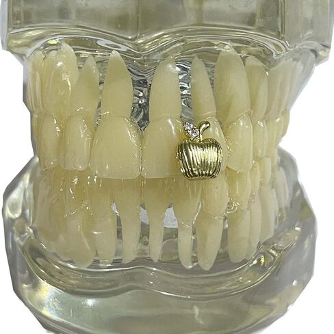 grills for your teeth Rhinestones Punk Gold Plated Silver Grills Hip-Hop Jewelry Gift for Men Women party Daily Wear in Saudi Arabia
