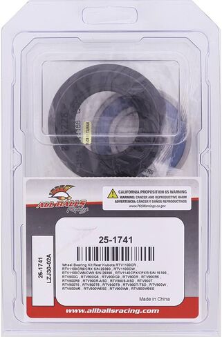 All Balls Wheel Bearing Kit 25-1741 for Kubota RTV 900 G9 0, RTV 900 R6 0, RTV 900 R 0 in Saudi Arabia