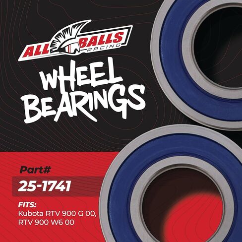 All Balls Wheel Bearing Kit 25-1741 for Kubota RTV 900 G9 0, RTV 900 R6 0, RTV 900 R 0 in Saudi Arabia